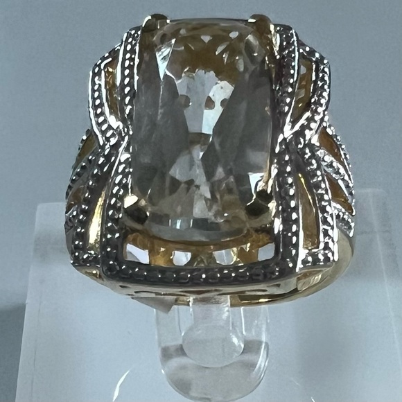 Marcel Drucker Womens
14K Yellow Gold Over 
Sterling Silver Diamonds
& Quartz - Picture 4 of 16